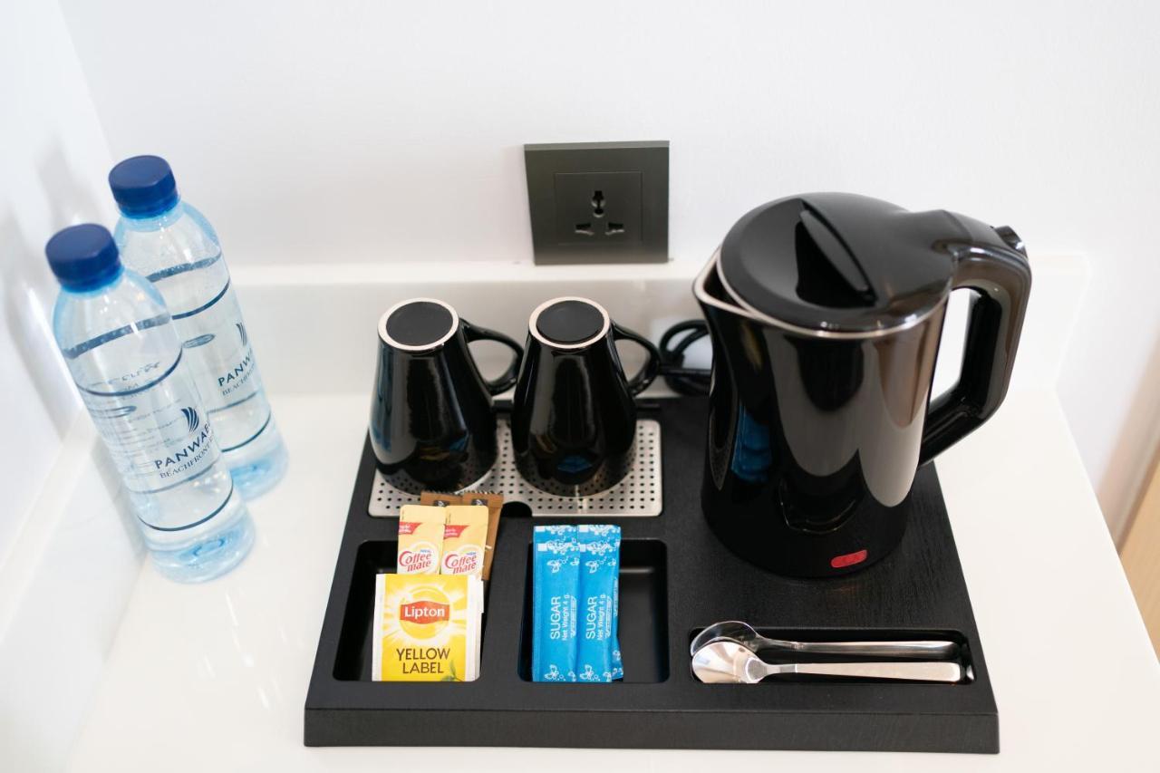 Panwaburi Beachfront Resort - Sha Extra Plus Esterno foto A kettle and tea tray in a hotel room